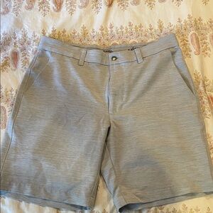 Callaway Men's Light Gray Flat Front Shorts